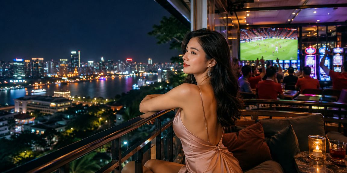 Thanh niên Hà Nội xem thông tin cá cược tại quán cà phê buổi sáng